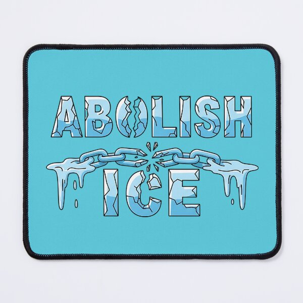 Item preview, Abolish ICE - Retro Melting Text Activism designed and sold by iwzzuel.
