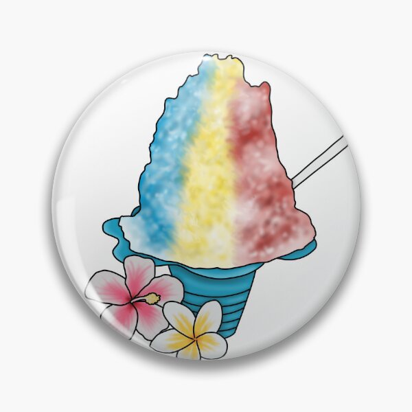 Item preview, Hawaiian shaved ice with flowers designed and sold by Becky-Marie.