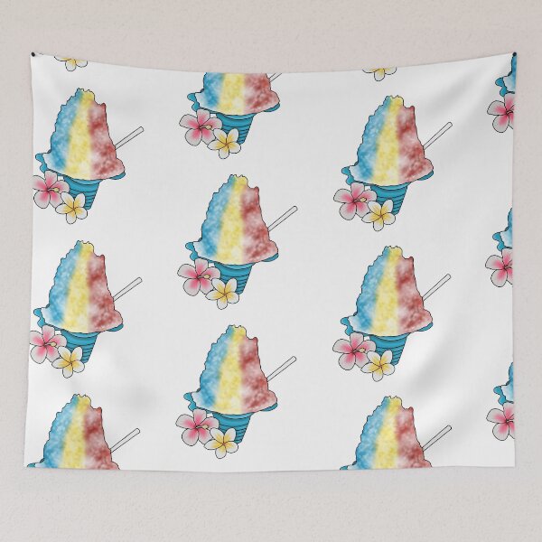 Item preview, Hawaiian shaved ice with flowers designed and sold by Becky-Marie.