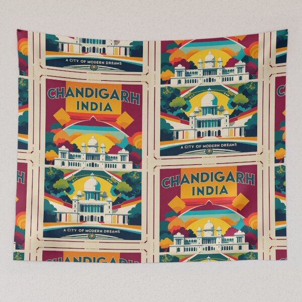 Item preview, Chandigarh India Vintage Travel Tourism  designed and sold by TravelersGems.