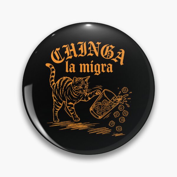 Item preview, Chinga La Migra Cat Satire designed and sold by nryum.