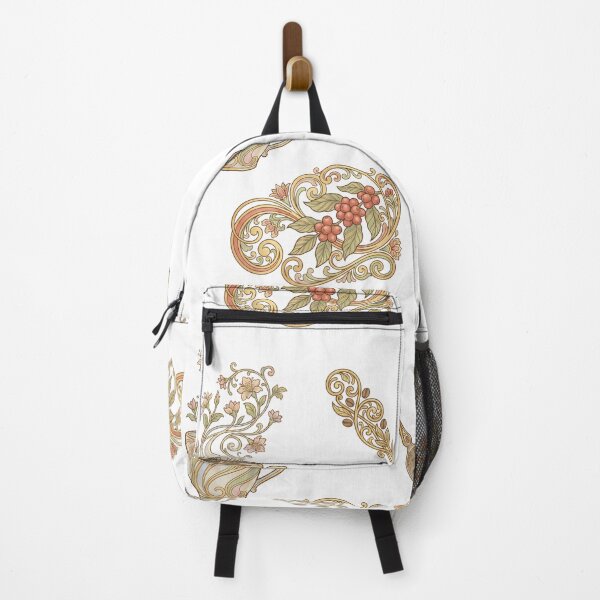 Item preview, Elegant Art Nouveau Coffee and Botanical Filigree Illustration Set designed and sold by NonditStudio.