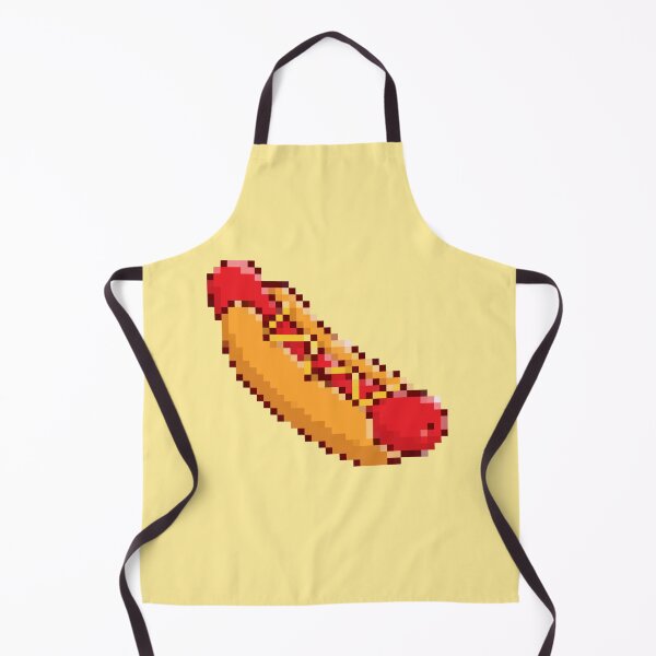 Item preview, Pixelated Hot Dog designed and sold by Potato Quality Prints.