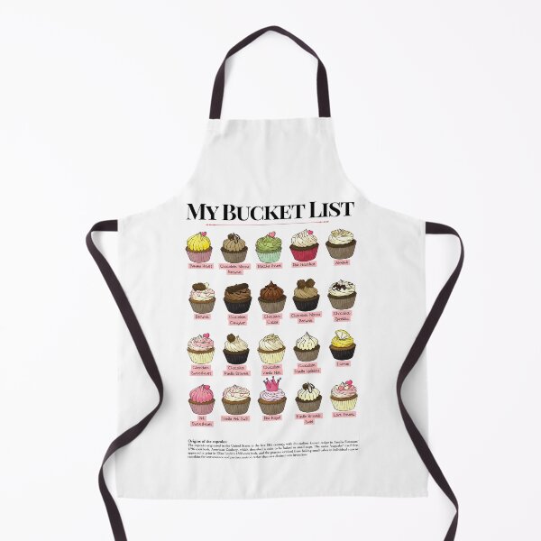 Item preview, Cupcake Chart, Funny Bucket List, Colorful Cupcakes designed and sold by Neonyx2020.