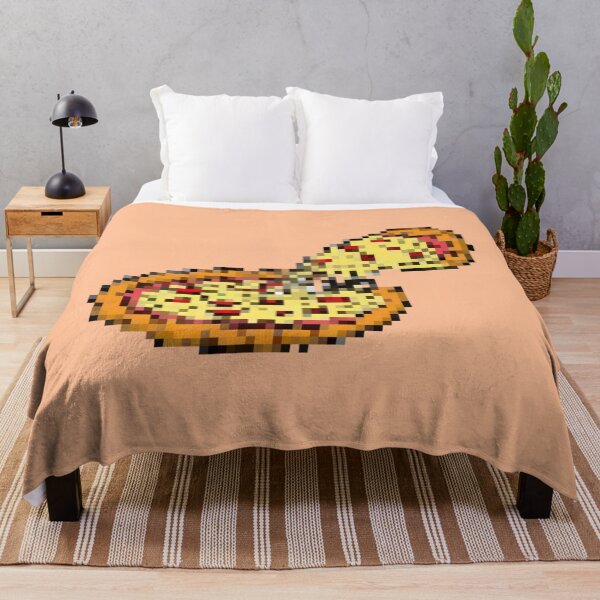 Artikelvorschau, Pixelierte Pizza entworfen und verkauft von Potato Quality Prints.