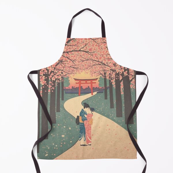 Item preview, Japanese Ukiyoe Cherry Blossom Pathway Sakura Tunnel Art designed and sold by Vandy Fullam.