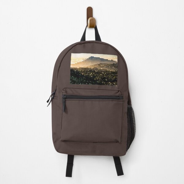 Item preview, Pixelated Foggy Mountain Scene designed and sold by Potato Quality Prints.