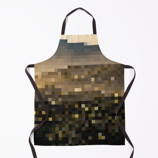 Item preview, Pixelated Foggy Mountain Scene designed and sold by Potato Quality Prints.