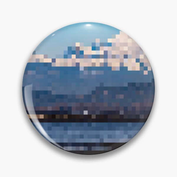 Item preview, Pixelated Distant Mountain Range designed and sold by Potato Quality Prints.