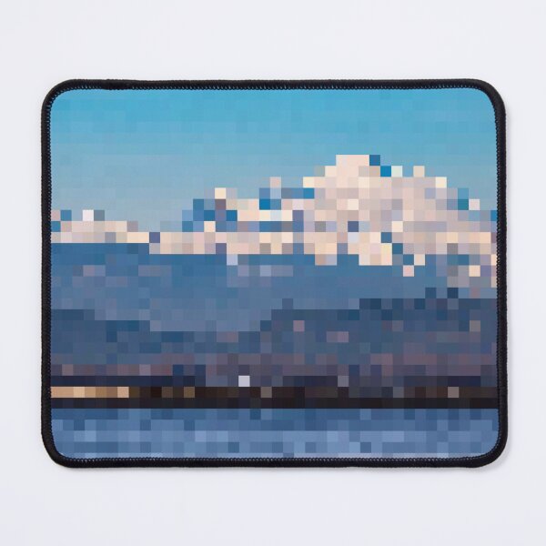 Item preview, Pixelated Distant Mountain Range designed and sold by Potato Quality Prints.