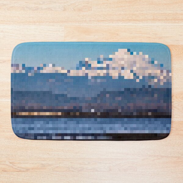 Item preview, Pixelated Distant Mountain Range designed and sold by Potato Quality Prints.