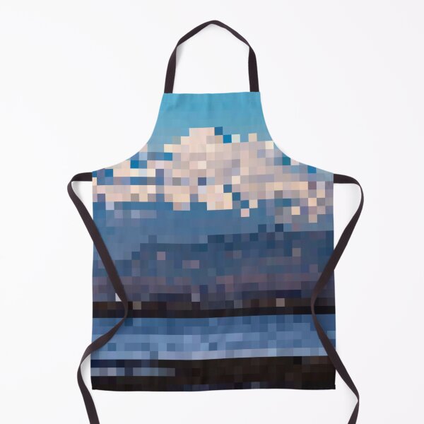 Item preview, Pixelated Distant Mountain Range designed and sold by Potato Quality Prints.