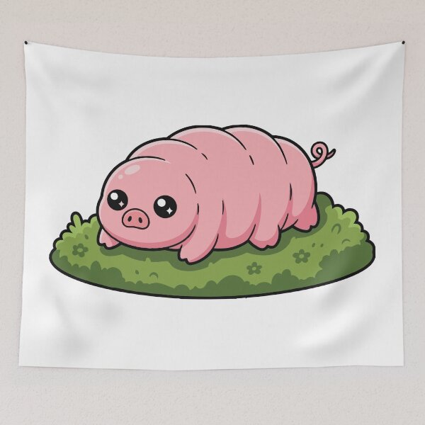 Item preview, Little Moss Piglet Pink Water Bear designed and sold by Petzzz.