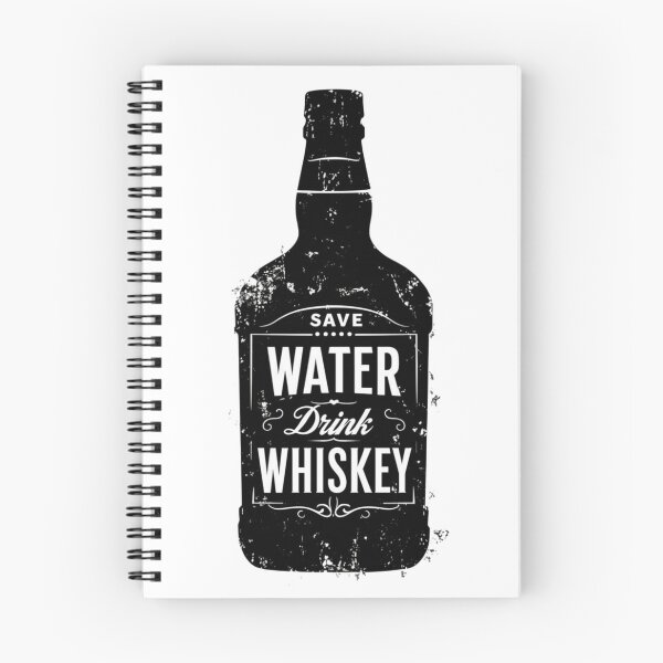 Item preview, Save Water Drink Whiskey – Funny Vintage Bottle Quote for Whiskey Lovers, Bar Decor & Gifts designed and sold by Bright Nest Studio.