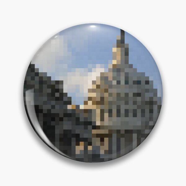 Item preview, Pixelated US Capitol Building designed and sold by Potato Quality Prints.