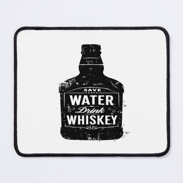 Item preview, Save Water Drink Whiskey – Funny Vintage Bottle Quote for Whiskey Lovers, Bar Decor & Gifts designed and sold by Bright Nest Studio.