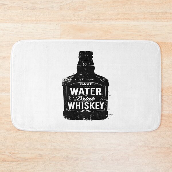 Item preview, Save Water Drink Whiskey – Funny Vintage Bottle Quote for Whiskey Lovers, Bar Decor & Gifts designed and sold by Bright Nest Studio.