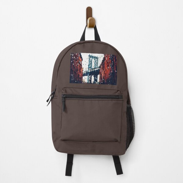 Item preview, Pixelated View of Manhattan Bridge designed and sold by Potato Quality Prints.