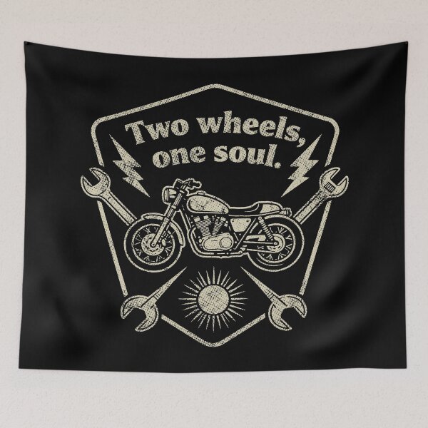 Item preview, Two Wheels, One Soul. designed and sold by idrdesign.