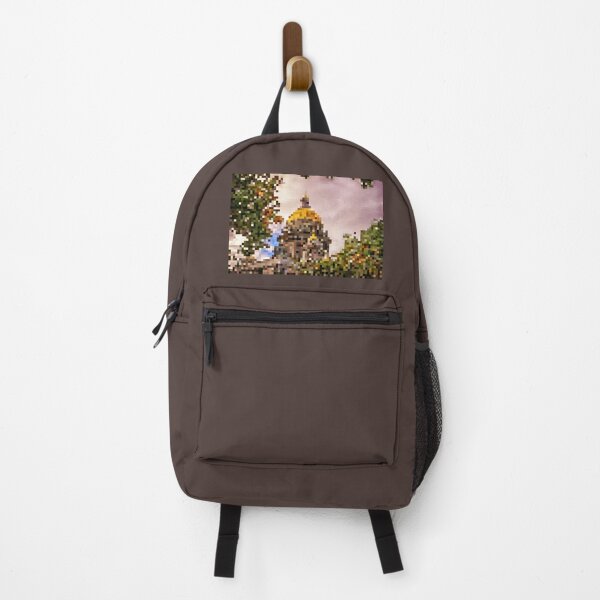 Item preview, Pixelated View of Gold Dome designed and sold by Potato Quality Prints.
