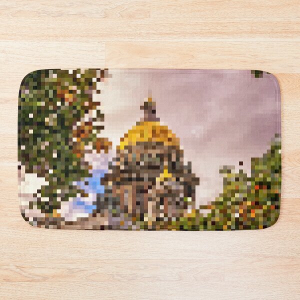 Item preview, Pixelated View of Gold Dome designed and sold by Potato Quality Prints.
