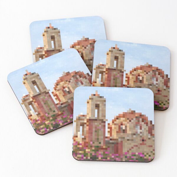 Item preview, Pixelated Colorful Cathedral Dome designed and sold by Potato Quality Prints.