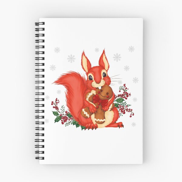Item preview, Cute Squirrel with gingerbread man designed and sold by PolaMaku.