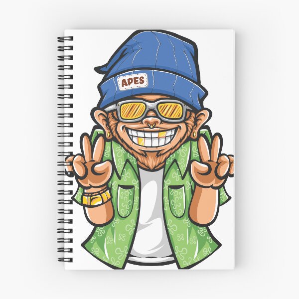 Item preview, Ape Wearing Stylish Summer Outfit designed and sold by kofiages.