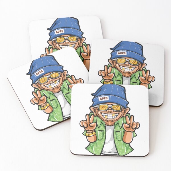 Item preview, Ape Wearing Stylish Summer Outfit designed and sold by kofiages.