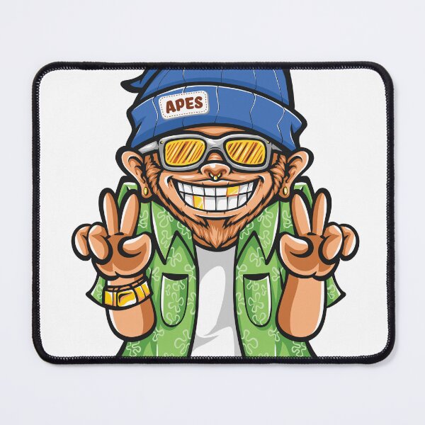 Item preview, Ape Wearing Stylish Summer Outfit designed and sold by kofiages.