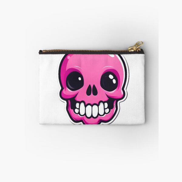 Item preview, Cute pink skull – Kawaii cartoon illustration designed and sold by CNYT Studio.