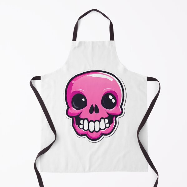 Item preview, Cute pink skull – Kawaii cartoon illustration designed and sold by CNYT Studio.