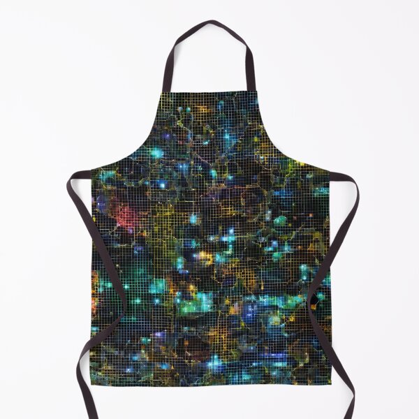 Item preview, Neon Grid Cosmos - Abstract Cyberpunk Art designed and sold by mxztar.