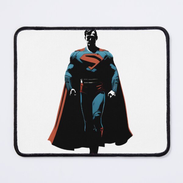 Artikelvorschau, Minimalistisches Superman-Poster, DC-Superhelden-Illustration, düsteres Comic-Wandbild, Superman-Silhouette-Fanart-Druck entworfen und verkauft von LoomisDreams.