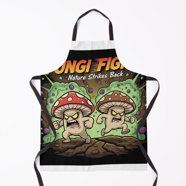 Item preview, Fungi Fight Nature Strikes Back Retro Mushroom Mascot designed and sold by CELESTIAL©️.