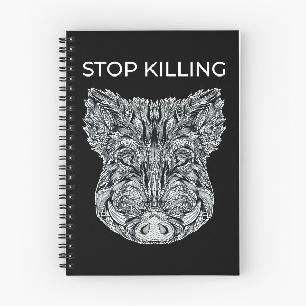 Item preview, Boar Precious Woods Creature  Wildlife Ornament white stop killing designed and sold by PolaMaku.