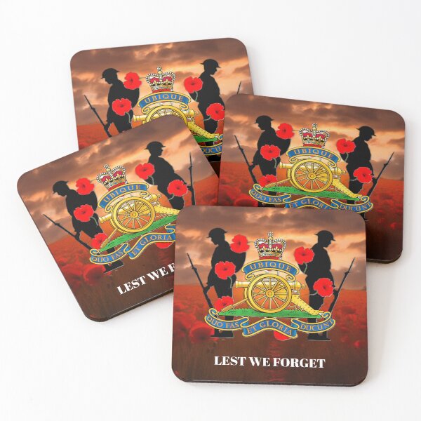 Item preview, Royal Artillery Remembrance Lest We Forget designed and sold by Bootneckstore.
