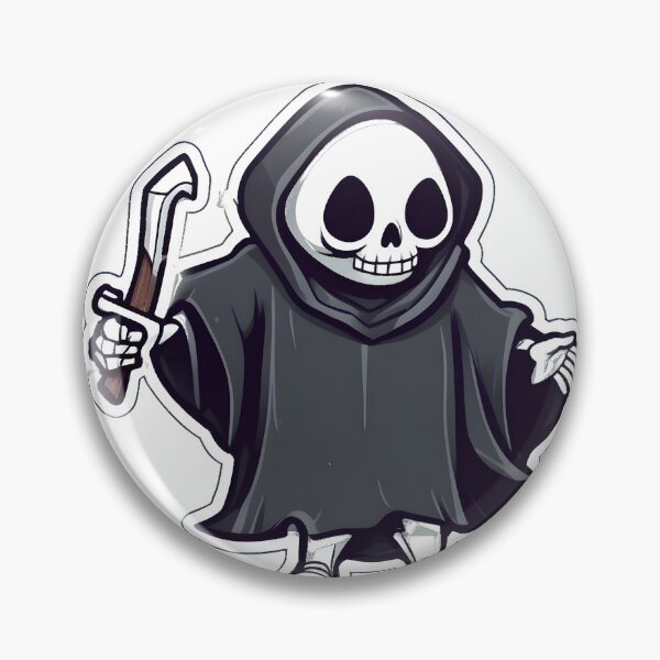 Item preview, Grim Reaper in cartoon style designed and sold by CNYT Studio.