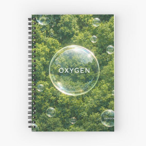 Item preview, Oxygen Bubbles Floating Above Green Forest Representing Clean Air Nature Balance Environmental Health Sustainability Life designed and sold by Mimoshi ⭐⭐⭐⭐⭐.