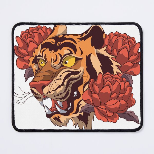 Item preview, Hand Drawn Tigers Lettering Illustration designed and sold by kofiages.