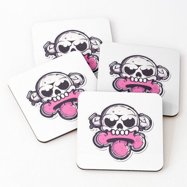 Item preview, Cheeky skull with tongue – Kawaii cartoon style designed and sold by CNYT Studio.