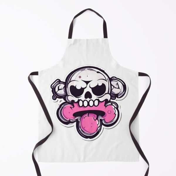 Item preview, Cheeky skull with tongue – Kawaii cartoon style designed and sold by CNYT Studio.