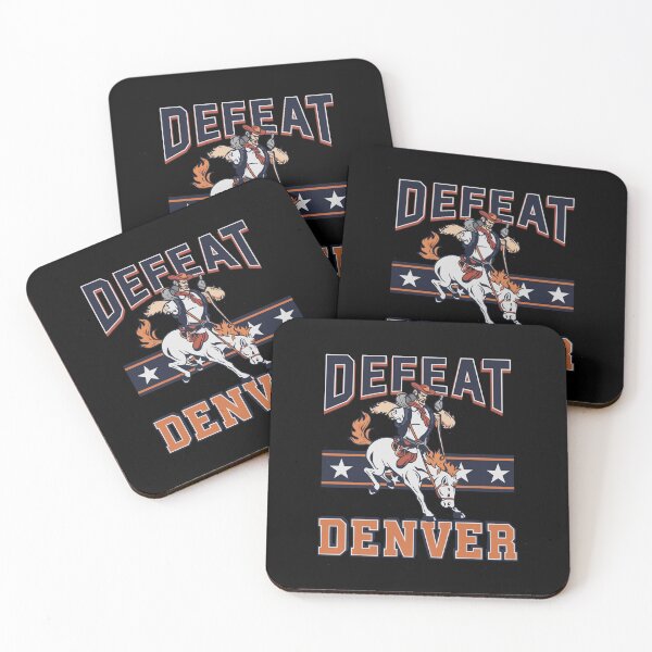 Item preview, Defeat Denver Retro Western Rodeo Mascot Sports  designed and sold by  MOHAMED.