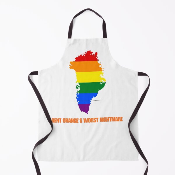 Item preview, Agent Orange's Worst Nightmare - Greenland Pride Map designed and sold by SlientOrbit.