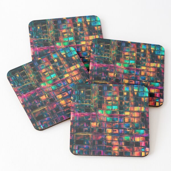 Item preview, Neon Prism Grid designed and sold by mxztar.