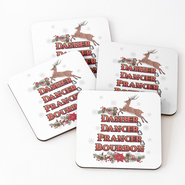 Item preview, Dasher Dancer Prancer and Bourbon Christmas  Reindeer designed and sold by PolaMaku.