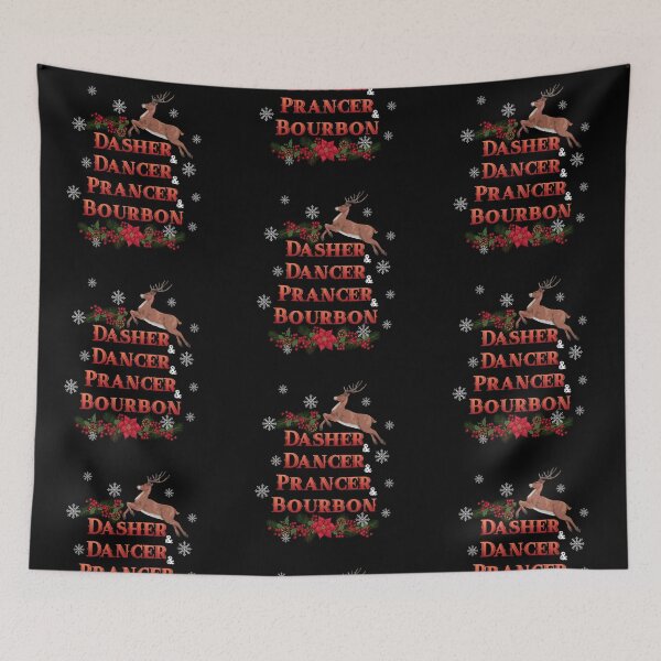 Item preview, Dasher Dancer Prancer and Bourbon Christmas  Reindeer designed and sold by PolaMaku.