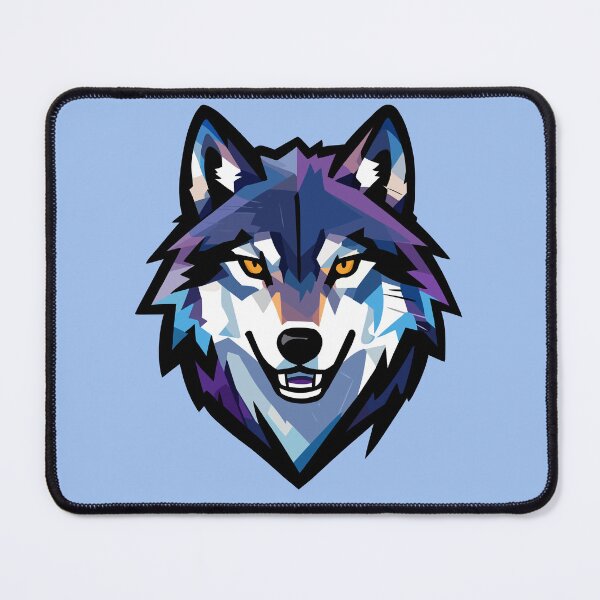 Item preview, Geometric Wolf Head | Modern Polygonal Animal Illustration designed and sold by MartynaKanik.