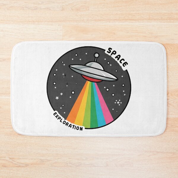 Item preview, Rainbow UFO Space Exploration Design designed and sold by MonkiFlipp.
