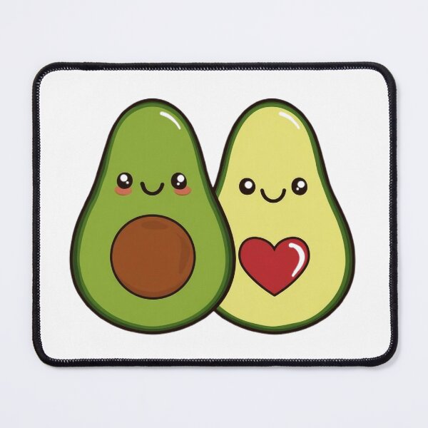 Item preview, Kawaii Avocado Love Heart Illustration Valentine's Day designed and sold by BigStar-Cart.